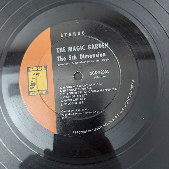 The 5th Dimension The Magic Garden Liberty Records SCS-92001 33 RPM vinyl - Picture 8 of 8